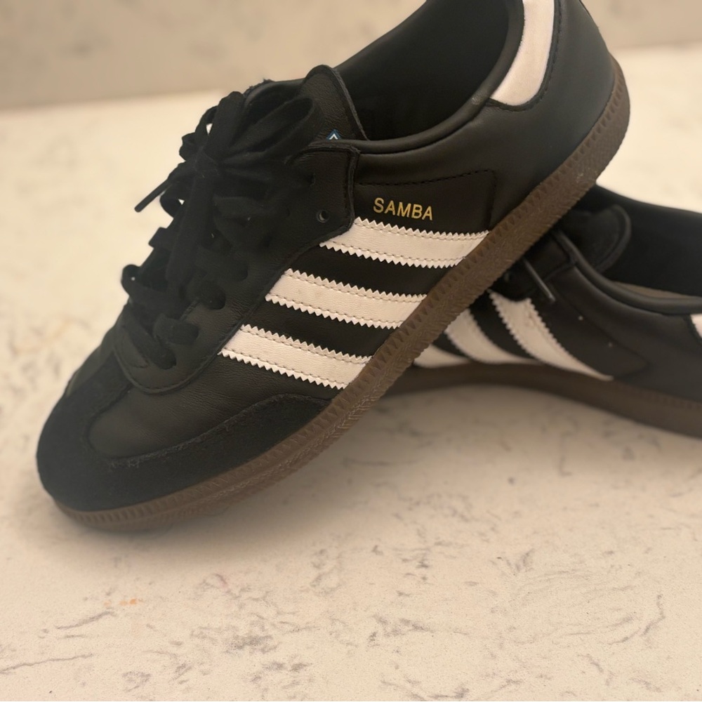 Adidas Samba Black and White Trainers